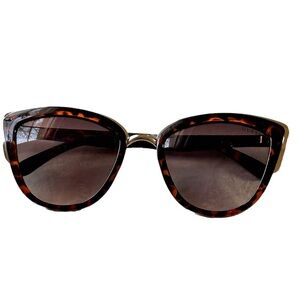 Guess women’s brown tortoise cat eye sunglasses